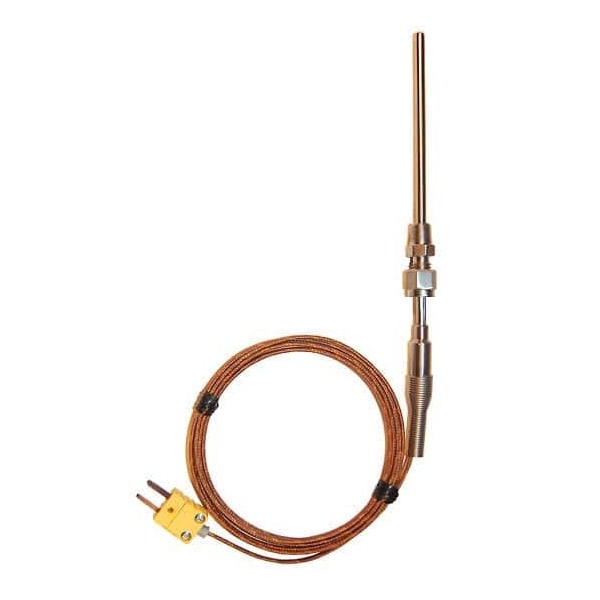 Type-K PipeFTg Probe SS Handle Mini-Conn